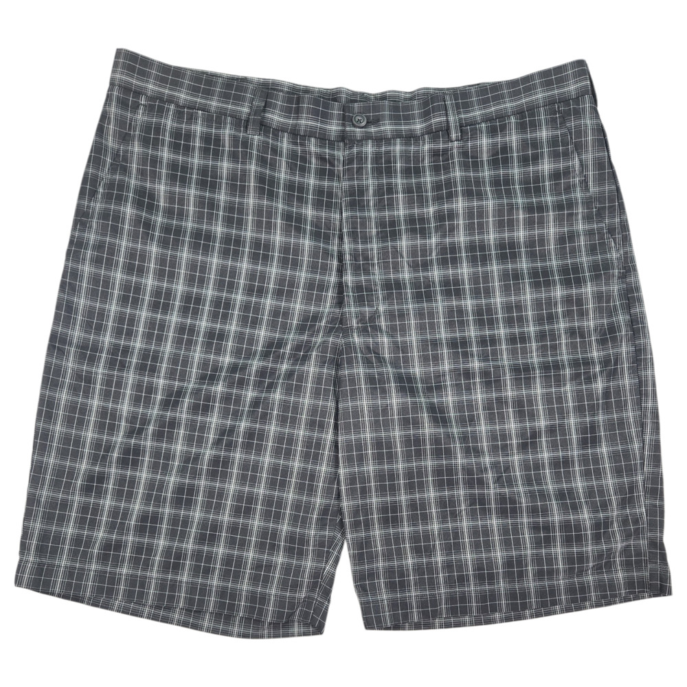 Ben Hogan Performance Men 38 Gray Plaid Golf Shorts Spring Summer Comfort Preppy